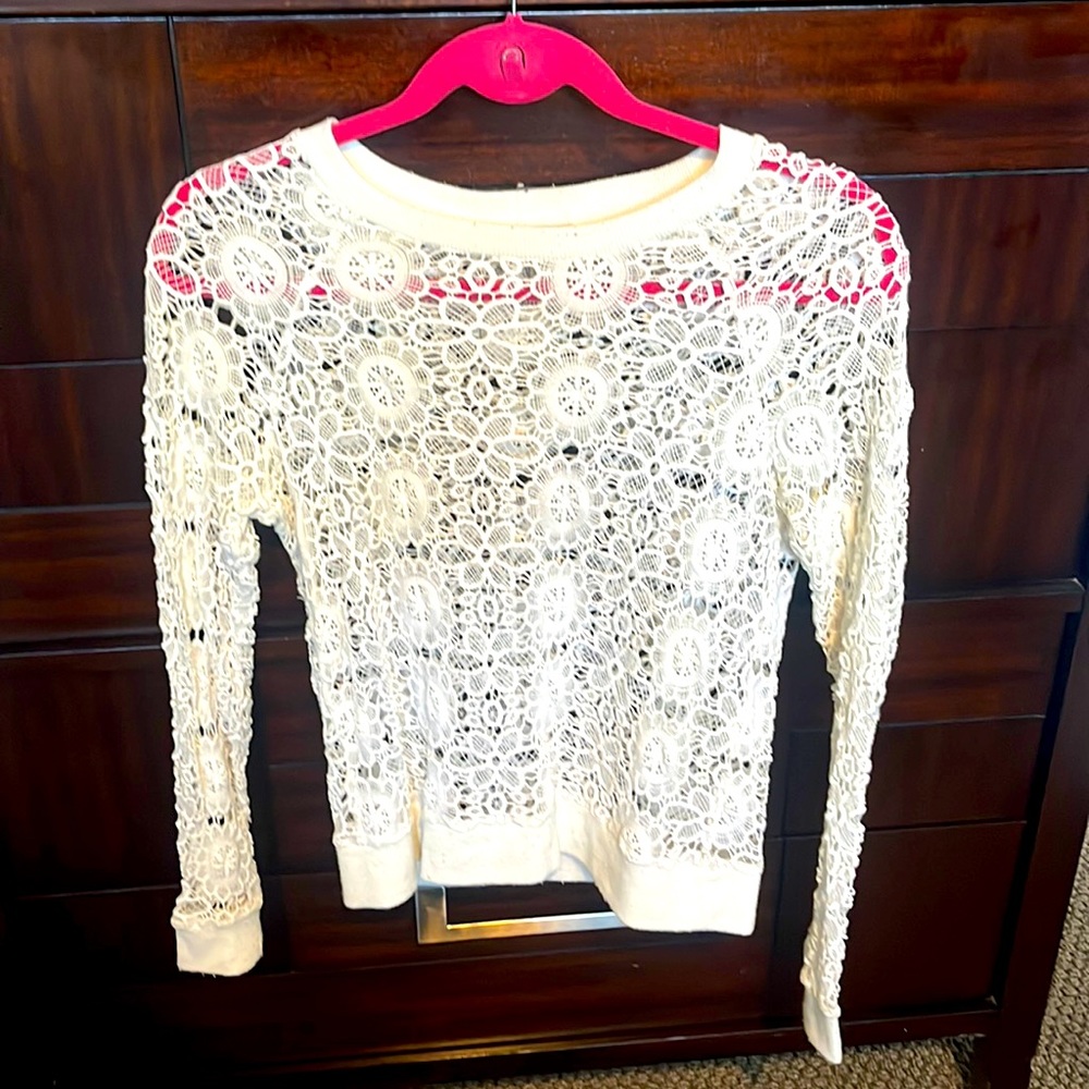 Off white Crocker top size small